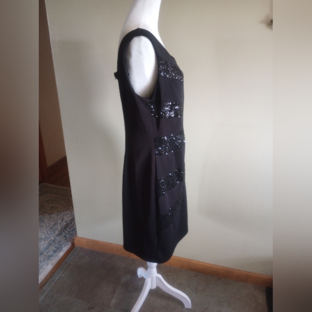 R&M Richards Little Black Dress Size 14 - Picture 2 of 7